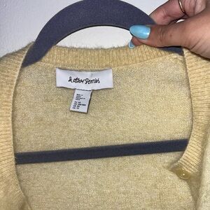 & Other Stories Butter yellow Cardigan
